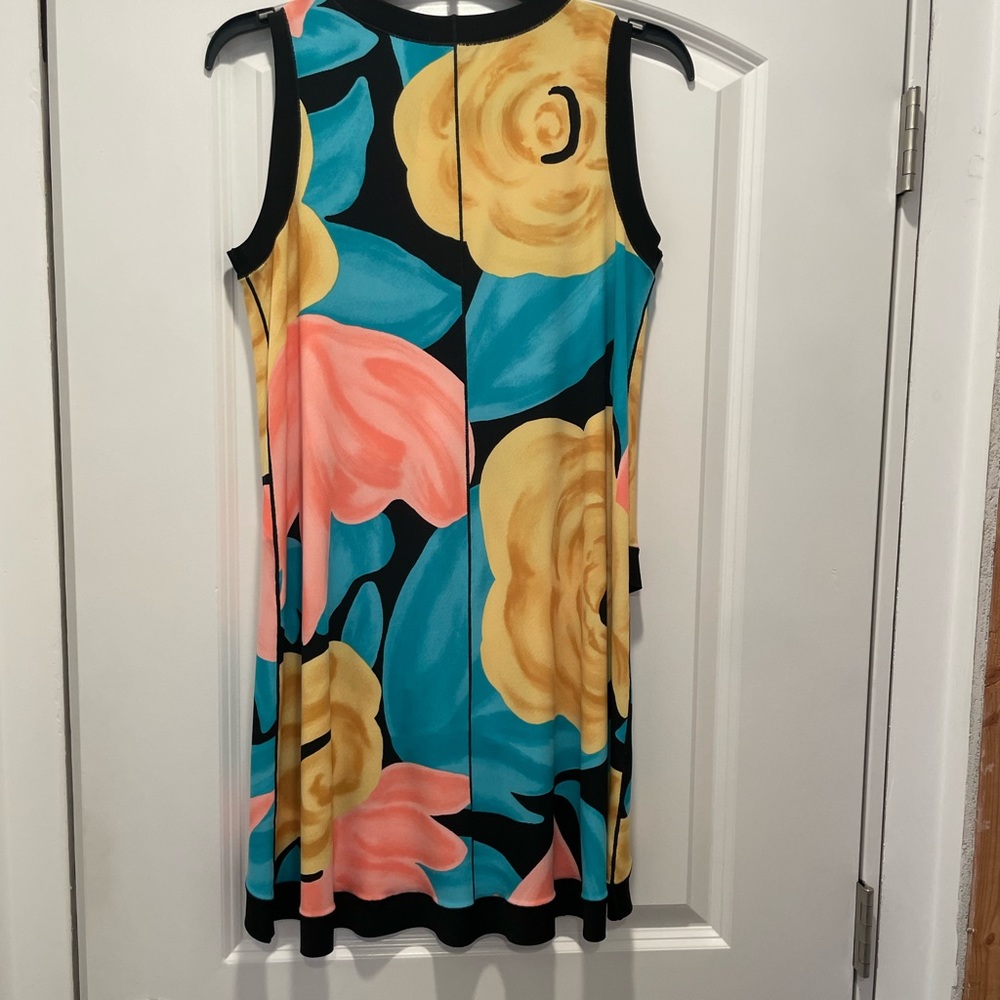 Eva Varro stretch pants dress. Vibrant colors, trendy look. Excellent condition. - Picture 2 of 6